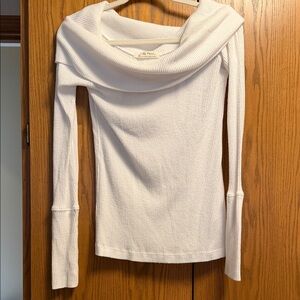 We The Free White Ribbed Top